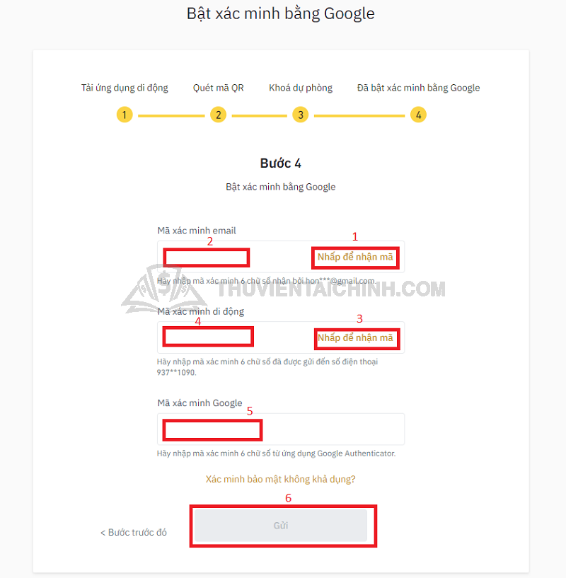 Xác minh Google trên Binance – Hướng dẫn bật bảo mật 2 lớp (2FA)