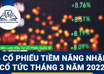 6 Cổ Phiếu Tiềm Năng Nhận Cổ Tức Tháng 3 Năm 2022