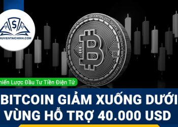 Bitcoin (BTC/USD) giảm xuống dưới đường xu hướng và vùng hỗ trợ 40.000 USD 
