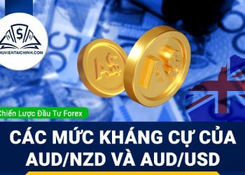 Các mức kháng cự trong vùng giá của AUDNZD và AUDUSD