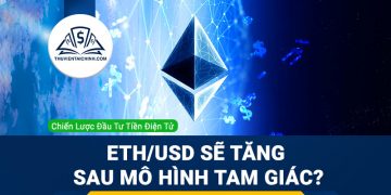 ETHUSD sẽ tăng sau mô hình tam giác?