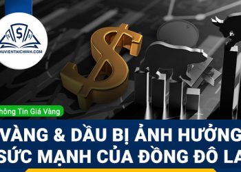 Giá Vàng và dầu thô đang bị ảnh hưởng bởi sức mạnh của đồng đô la