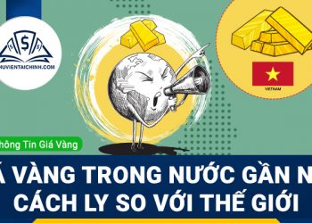 Giá vàng trong nước gần như cách ly so với thế giới