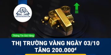 Giá vàng trong tuần tăng 200.000 đồng