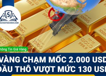 Giá vàng chạm mốc 2.000 USD