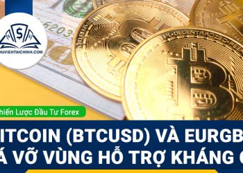 Bitcoin (BTCUSD) và EURGBP phá vỡ vùng hỗ trợ kháng cự?