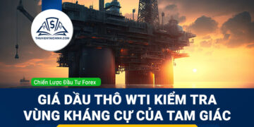 Giá dầu thô WTI (USOIL) kiểm tra vùng kháng cự của tam giác