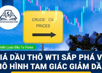 Giá dầu thô WTI sắp phá vỡ mô hình tam giác giảm dần