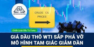 Giá dầu thô WTI sắp phá vỡ mô hình tam giác giảm dần