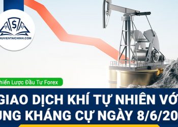 Giao dịch khí tự nhiên với vùng kháng cự ngày 8/6/2022