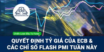Quyết định tỷ giá của ECB và các chỉ số PMI flash tuần này