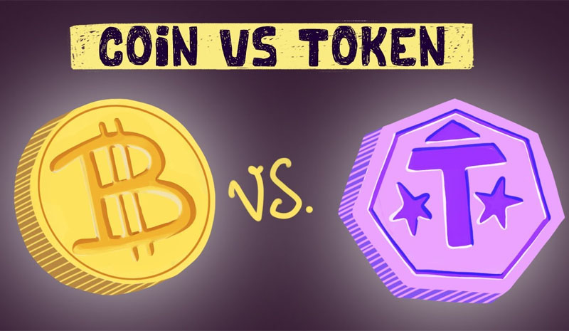 Sự khác biệt giữa coin và token