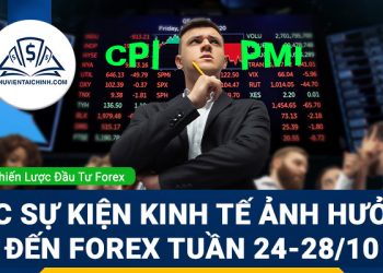 Các sự kiện kinh tế ảnh hưởng đến Forex tuần 24-28/10