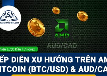 Tiếp diễn xu hướng trên AMD, Bitcoin (BTCUSD) và AUDCAD