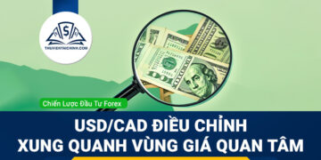 USDCAD điều chỉnh xung quanh vùng giá quan tâm