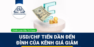 USDCHF tiến dần đến đỉnh của kênh giá giảm