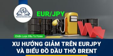 Xu hướng giảm trên EURJPY và biểu đồ dầu thô Brent